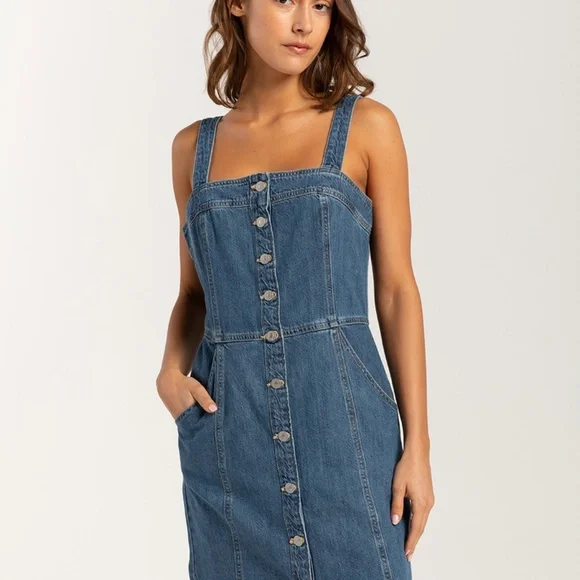 Levi's women's denim button-up dress - Picture 5 of 5